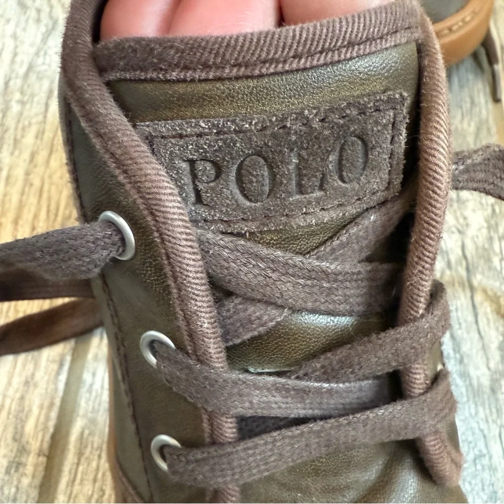 Polo by Ralph Lauren Brown Leather Chukka Boots